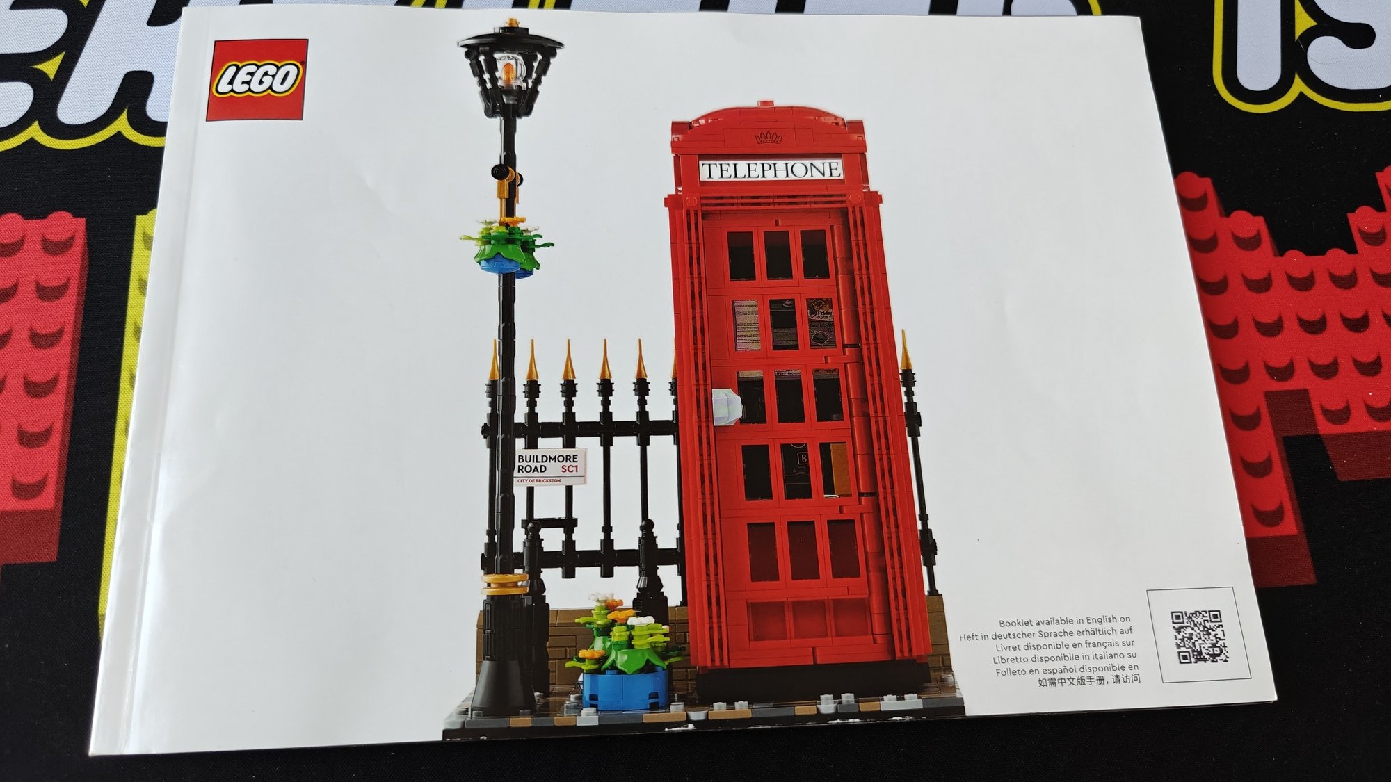 Photo of booklet number 21347 with name Red London Telephone Box