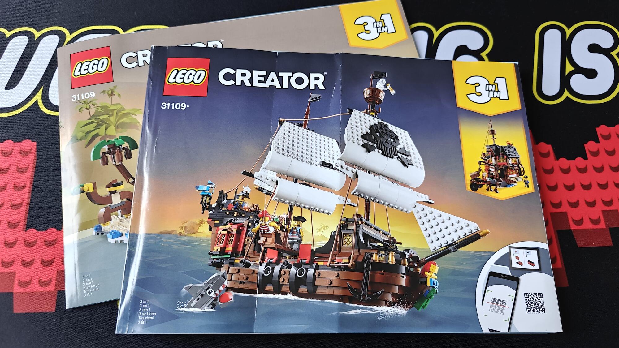 Foto do livreto número 31109 com o nome Pirate Ship (Navio Pirata)