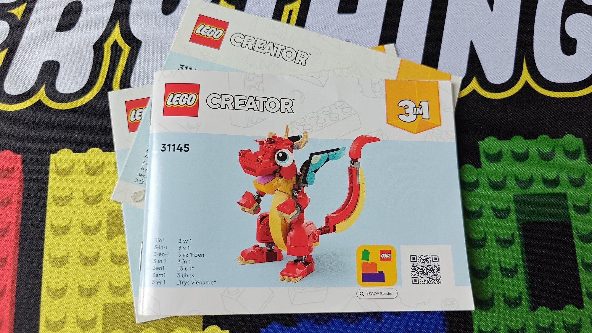 Photo of booklet number 31145 with name Red Dragon