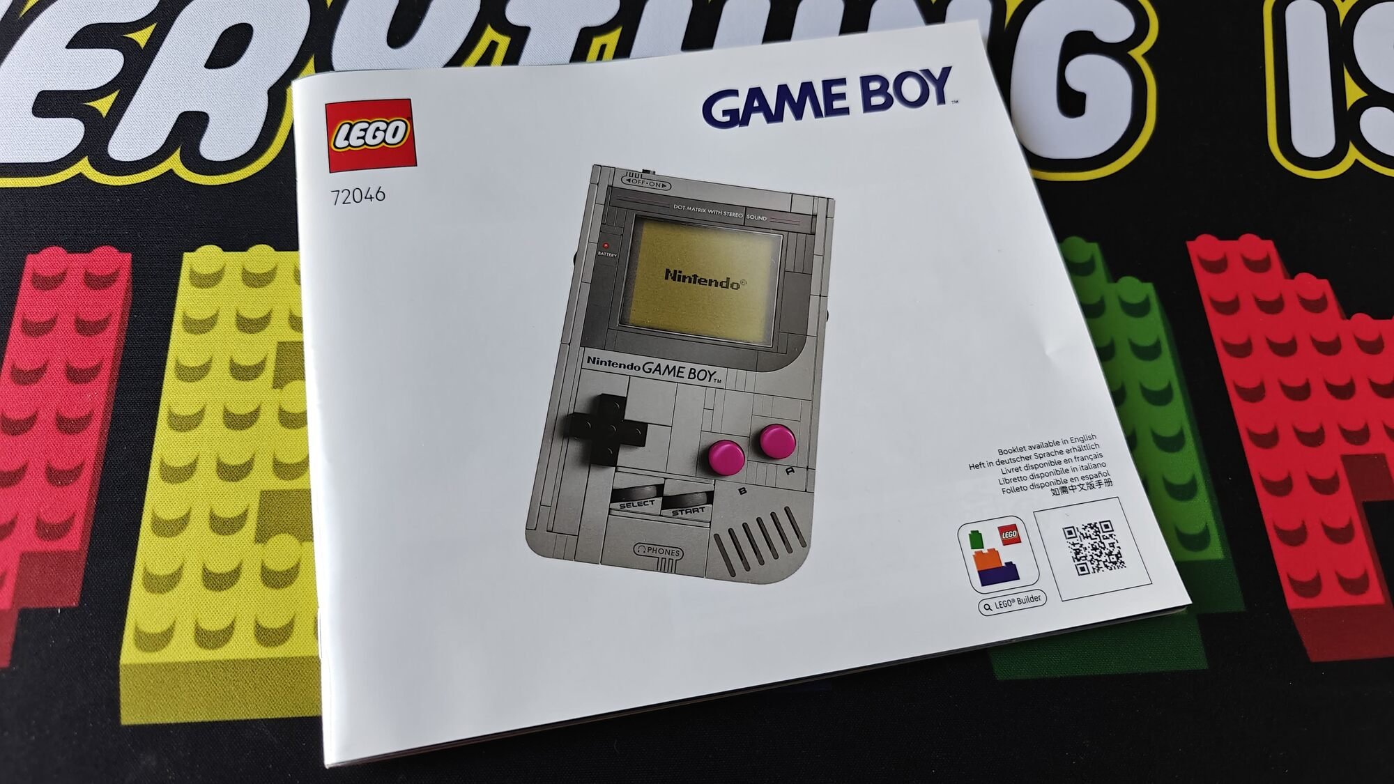 Photo du livret numéro 72046 portant le nom Game Boy (Game Boy)