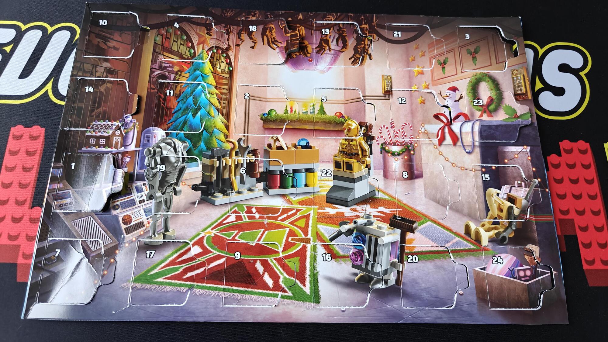 Foto do livreto número 75418 com o nome LEGO Star Wars Advent Calendar 2025 (Calendário do Advento LEGO Star Wars 2025)
