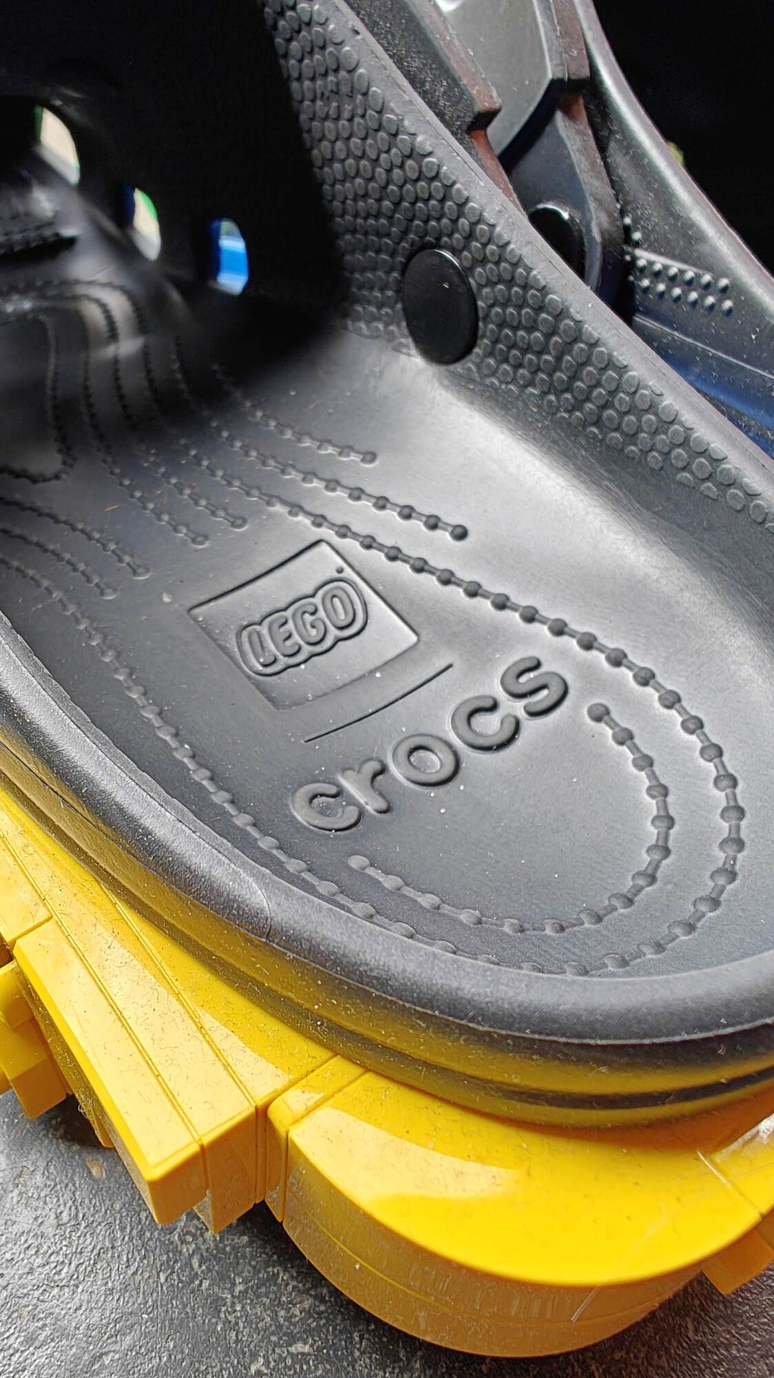 Sole of the Croc with engraved LEGO® logo